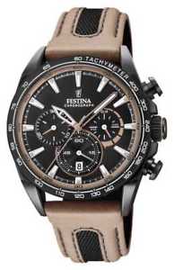 【送料無料】腕時計　ウォッチ　レザーウォッチストラップクロノシルバーfestina correa de cuero del reloj crono plateado f203511 relojes 10｜hokushin