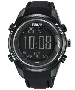 【送料無料】腕時計　ウォッチ　ラリークロノ&times;クロックpulsar reloj de hombre alarmchronograph rally chrono p5a009x1｜hokushin 31,837円