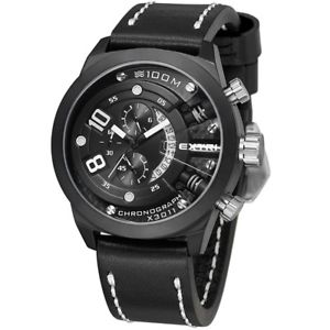 【送料無料】腕時計 ウォッチ アラームクロノグラフreloj crongrafo nuevo para hombre extri x3011d|hokushin