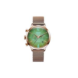 【送料無料】腕時計　ウォッチ　ステンレススチールブレスレットケースsoldador para mujeres 38mm pulsera de acero inoxidable y estuche de cuarzo reloj con cuadrante verde wwr｜hokushin