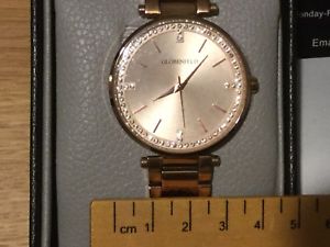 【送料無料】腕時計　ウォッチ　スターライトローズゴールドスワロフスキークリスタル￥reloj de pulsera globenfeld starlight rosa oro mujer, 68 swarovski cristales, nuevo, pvp 199