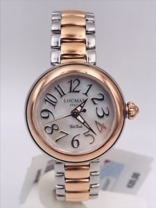 【送料無料】腕時計　ウォッチ　ウォッチスチールゴールドメッキreloj locman tuttotondo 30mm acerooro chapado gran descuento nuevo
