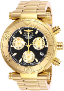 【送料無料】腕時計　ウォッチ　クロノグラフinvicta hombres subaqua crongrafo de cuarzo 200m color dorado