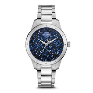 【送料無料】腕時計　ウォッチ　ハーレーダビッドソンreloj de pulsera de cristal de harley davidson l 76 188 mujeres｜hokushin