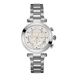 【送料無料】腕時計　ウォッチ　グラフィックキューブスチールケースクロックコレクションguess coleccin para mujer graphic cubos ladychic 365mm estuche de acero cuarzo reloj y05010m1
