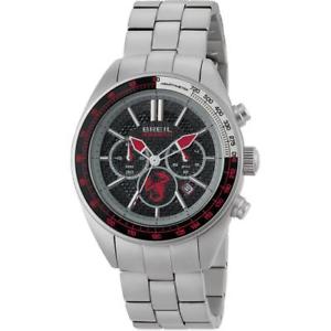 【貨物輸送無料】ウォッチ 御覧なさる クロノサブメートルorologio uomo breil abarth tw1692 chrono bracciale acciaio nero sub 100mt