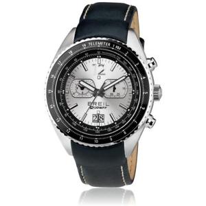 【送料無料】腕時計　ウォッチ　クロノペレサブメートルダイバーorologio uomo breil midway tw1450 chrono pelle nero oversize sub 100mt diver