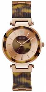 【送料無料】腕時計　ウォッチ　アラームピンクゴールドブレスレットreloj gues por mujer w0638l8 oro rosa pulsera