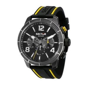【送料無料】腕時計　ウォッチ　セクターorologio multifunzione uomo sector 850 r3251575014 nero e giallo nuovi arrivi 38,987円