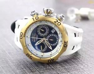 【送料無料】腕時計　ウォッチ　コブララバーストラップアラームクロノグラフreloj crongrafo invicta 16991 para hombre venom cobra blanco y negro correa de caucho