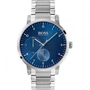 【送料無料】腕時計　ウォッチ　ヒューゴボスアラームhugo boss caballeros azul de oxgeno dafecha reloj 1513597