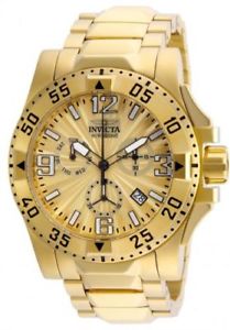 【送料無料】腕時計　ウォッチ　クロノグラフクロック23902 invicta 495mm excursion crongrafo esfera dorada reloj de hombre