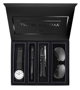 【送料無料】腕時計　ウォッチ　ペンサングラスブラックオークroble negro reloj para hombre, pluma y gafas de sol conjunto de regalobx 97053 kno 901