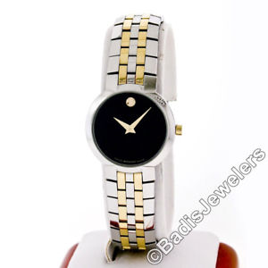 【送料無料】腕時計　ウォッチ　エリアゴールデントーンステンレススチールブレスレットmovado negro museo esfera tono dorado amp; brazalete de acero reloj pulsera