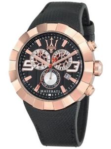 【送料無料】腕時計　ウォッチ　マセラティマセラティトライデントクロノサブメートルorologio uomo maserati tridente r8871603002 chrono ros pelle nero sub 100mt