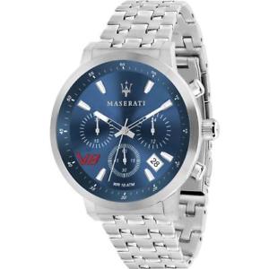 【送料無料】腕時計　ウォッチ　マセラティマセラティグアテマロッククロノサブメートルreloj de hombre maserati gt r8873134002 chrono acero azul sub 100mt