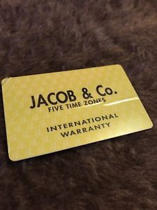 【送料無料】腕時計　ウォッチ　ジェイコブカードgenuine rare jacob amp; en blanco tarjeta de garanta co