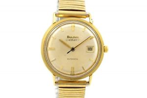 【送料無料】腕時計　ウォッチ　ビンテージゴールドマンクロックvintage bulova aerojet chapado en oro reloj automtico para hombre 468