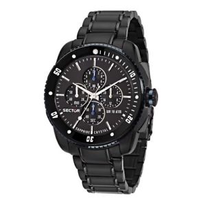 【送料無料】腕時計　ウォッチ　セクタークロノorologio sector 350 45 mm chrono acciaio nero r3273903001