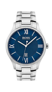 【送料無料】腕時計 ウォッチ ボスマンクロックアナログステンレススチールシルバーboss reloj de hombre 1513487 anlogo acero inox plata|hokushin