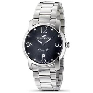 【送料無料】腕時計　ウォッチ　オロロジィリップクチュールウォッチorologio philip watch couture r8253198625 bracciale acciaio nero uomo donna｜hokushin