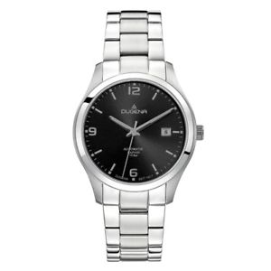 【送料無料】腕時計 ウォッチ ステンレススチールサファイアガラスdugena 4460912 almacn reloj hombre automtico de acero inoxidable vaso de zafiro 10atm|hokushin