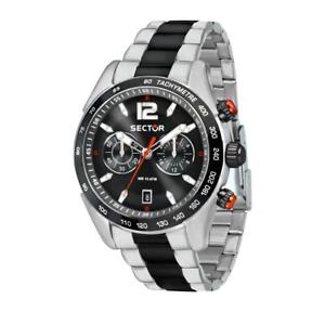 【送料無料】腕時計　ウォッチ　セクタークロノグラフアルジェントorologio cronografo uomo sector 330 r3273794005 neroargento nuova collezione 89,800円
