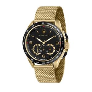 【送料無料】腕時計　ウォッチ　クロノグラフマセラティマセラティorologio cronografo uomo maserati traguardo r8873612010 oro giallo 89,800円