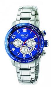 【送料無料】腕時計 ウォッチ セクタークロノグラフorologio cronografo uomo sector 850 r3273975001 acciaio crono nuova collezione|hokushin