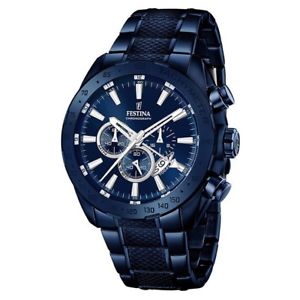 【送料無料】腕時計　ウォッチ　ウォッチクロノグラフreloj festina privilege crongrafo color azul para hombre f168871