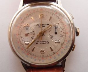 【貨物輸送無料】ウオッチ ご覧なさる アラームクロノグラフヴィンテージベルンジュネーブreloj crongrafo, suisse, 37粍 vintage reloj de pulsera, swisse