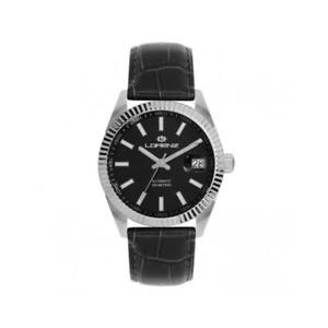 【送料無料】腕時計　ウォッチ　レザーサブメートルアラームautomtic reloj de hombre lorenz ginevra 030091hh cuero negro sub 100mt 89,800円