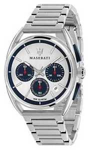 【送料無料】腕時計　ウォッチ　マセラティマセラティメンズシルバーmaserati mens trimarano 41mm esfera plateada r8873632001 relojes 5｜hokushin