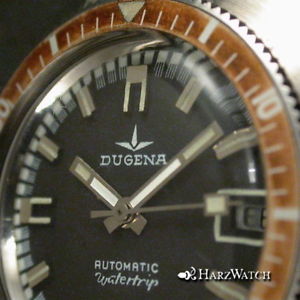 【送料無料】腕時計　ウォッチ　ビンテージダイバーステンレスvintage diver watchdugena watertrip automatic acero ungetragen aprox 1975 nos 88,980円