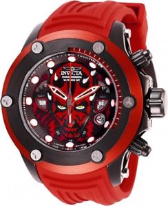 【貨物輸送無料】ウオッチ ご覧なさる スイスクオーツステンレススチールシリコンinvicta hombres star wars cuarzo suizo 500m acero inoxidable  reloj de silicona