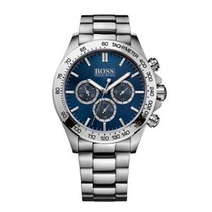 【送料無料】腕時計　ウォッチ　ステンレススチールアラームクロノグラフヒューゴボスreloj crongrafo nuevo hugo boss 1512963 para hombres de acero inoxidable 2 aos de garanta