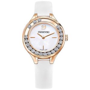 【送料無料】腕時計　ウォッチ　アラームフィールドパールホワイトベルトnuevo anuncioswarovski lovely crystals 5242904 reloj esfera madre perla correa blanca