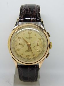【送料無料】腕時計　ウォッチ　ジュネーブプラークヴィンテージクロノchronographe eldor geneve plaqu or mouvement landeron 148 ,vintage chrono 53,988円