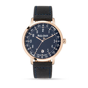 【送料無料】腕時計　ウォッチ　フィリップグランドアーカイブサウォッチリリースphilip watch grand archive rosa e nero data r8251598001 acciaio pelle mag16