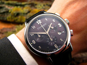 【送料無料】腕時計　ウォッチ　クリストファーウォードロールボックスクロノグラフウォッチ2015 christopher ward c3 mk11 crongrafo reloj para hombres 39mm en caja papeles