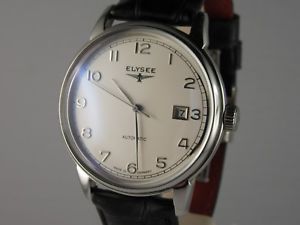 【貨物輸送無料】ウオッチ ご覧なさる グレートビンテージエリーゼj913 grandes vintage elysee automatic reloj de pulsera 80545 hombre
