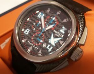 【送料無料】腕時計　ウォッチ　イタリアクロノグラフエルベカップカーボンファイバーディorologio uomo locman italy,cronografo,elba cup limited edition,fibra di carbonio