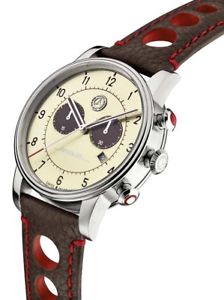 【送料無料】腕時計　ウォッチ　クロノグラフオリジナルメルセデスベンツクラシックレザーreloj de pulsera crongrafo hombre original mercedes benz cuero classic 300 sl