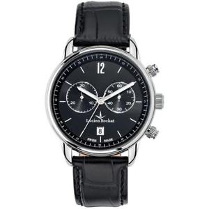 【貨物輸送無料】ウオッチ ご覧なさる クロノグラフorologio cronografo uomo lucien rochat geste r0471607002 nero nuova collezione