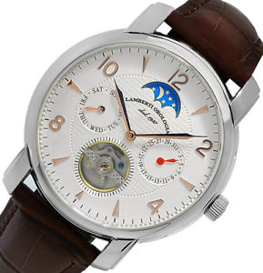 【貨物輸送無料】ウオッチ 御覧になる lambertiorologiai   modello11618g  giornaliero automatico 腕時計-男女兼用腕時計