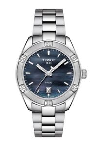 【貨物輸送無料】ウオッチ ご覧なさる ティソウォッチスポーツシックステンレススチールtissot seora reloj pulsera pr 100 sport chic lady t1019101112100 acero inoxidable