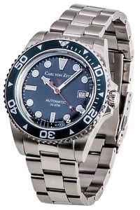【貨物輸送無料】ウオッチ ご覧なさる カールフォンオリジナルクロックcarl von zeytenno 30cvz 0030 blmb reloj hombre nuevo original