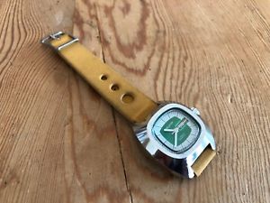 【貨物輸送無料】ウオッチ ご覧なさる ビンテージアラームused  delkar  vintage watch reloj montre  incabloc  21 jewels  29 粍