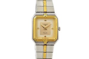 【送料無料】腕時計　ウォッチ　ビンテージトーンステンレススチールクオーツレディースvintage longines flagship dos tonos de acero inoxidable reloj de damas cuarzo 1143