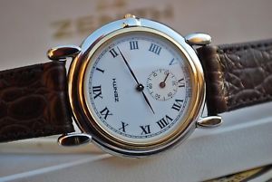 【貨物輸送無料】ウオッチ ご覧なさる クォーツケースドレスビンテージゼニスナイツクロックvestido vintage zenith cuarzo 190670581 caballeros reloj en caja c1980s